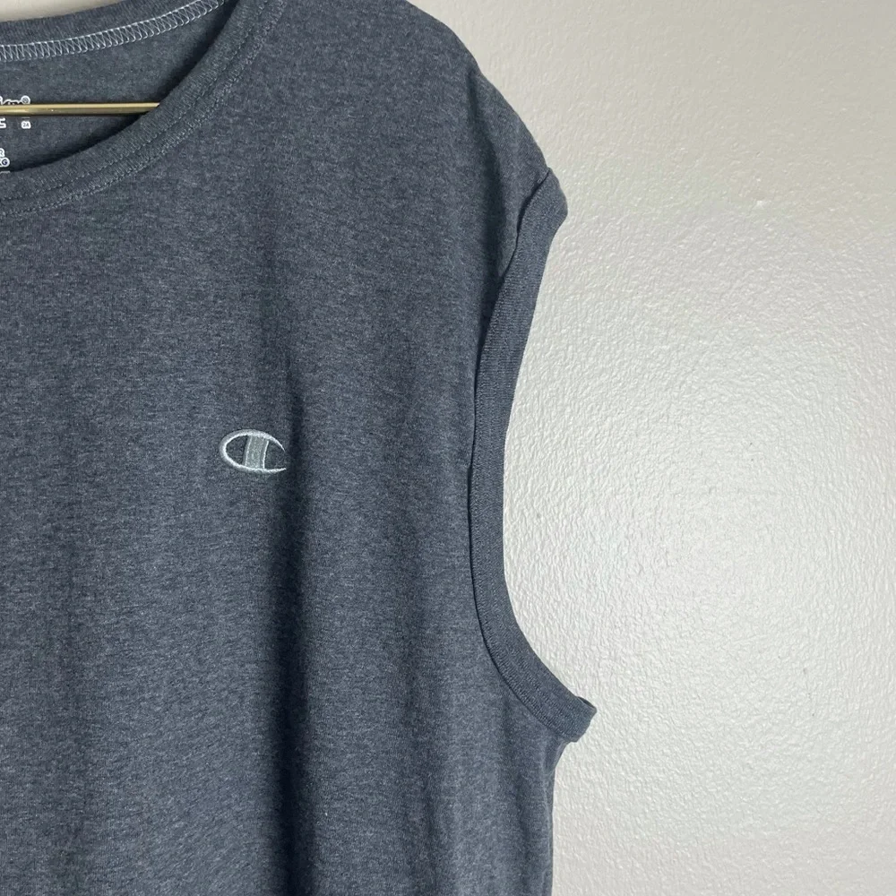 Champion • Dark Gray Men’s Athletic Tank Top. - Picture 2 of 5
